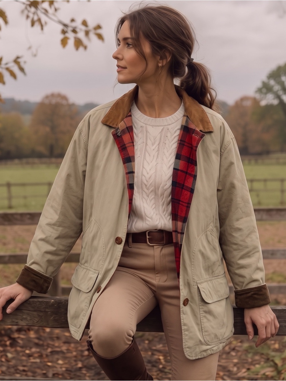 VINTAGE FORRESTEL Flannel Lined Chore Jacket